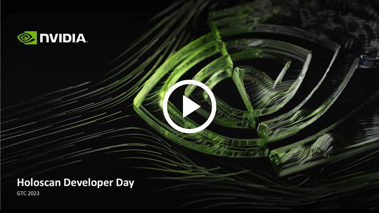 Holoscan Developer Day Webinar