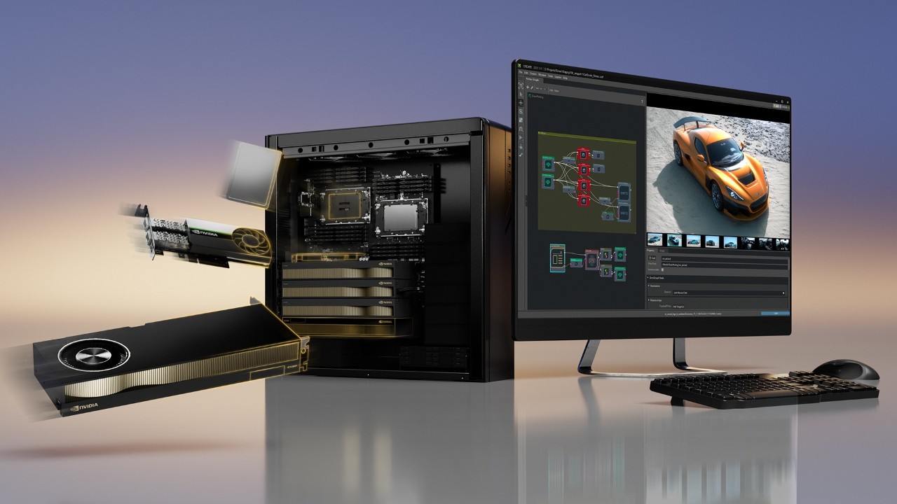 采用 NVIDIA RTX 图形技术的专业工作站